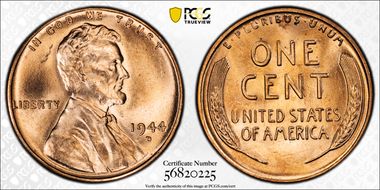 1944-D 1C OMM, FS-512 MS66RD