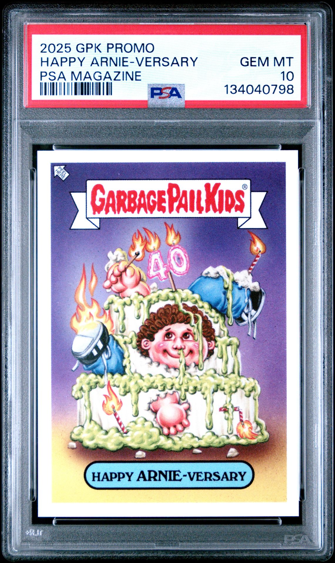 2025 Topps Garbage Pail Kids Happy Arnie-Versary front