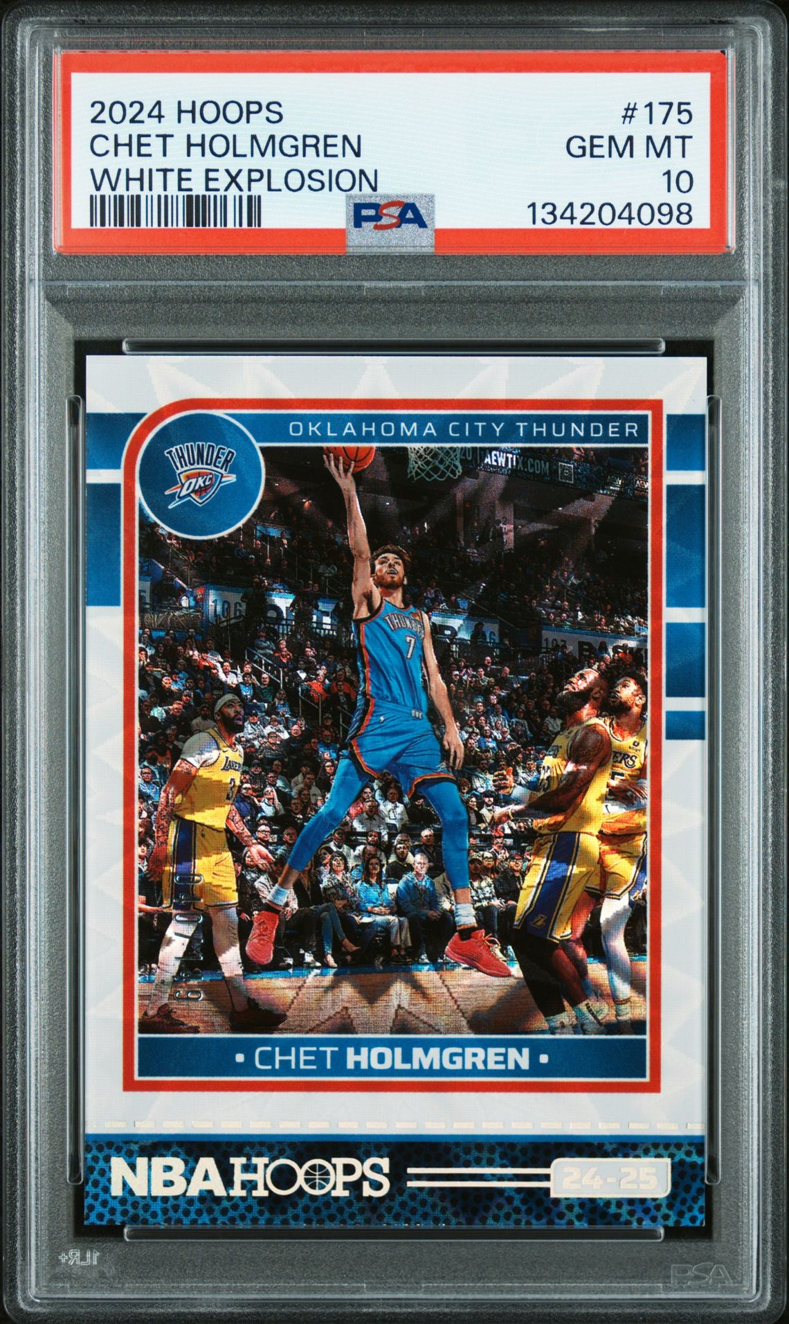 2024 Panini PANINI NBA HOOPS WHITE EXPLOSION #175 Chet Holmgren front