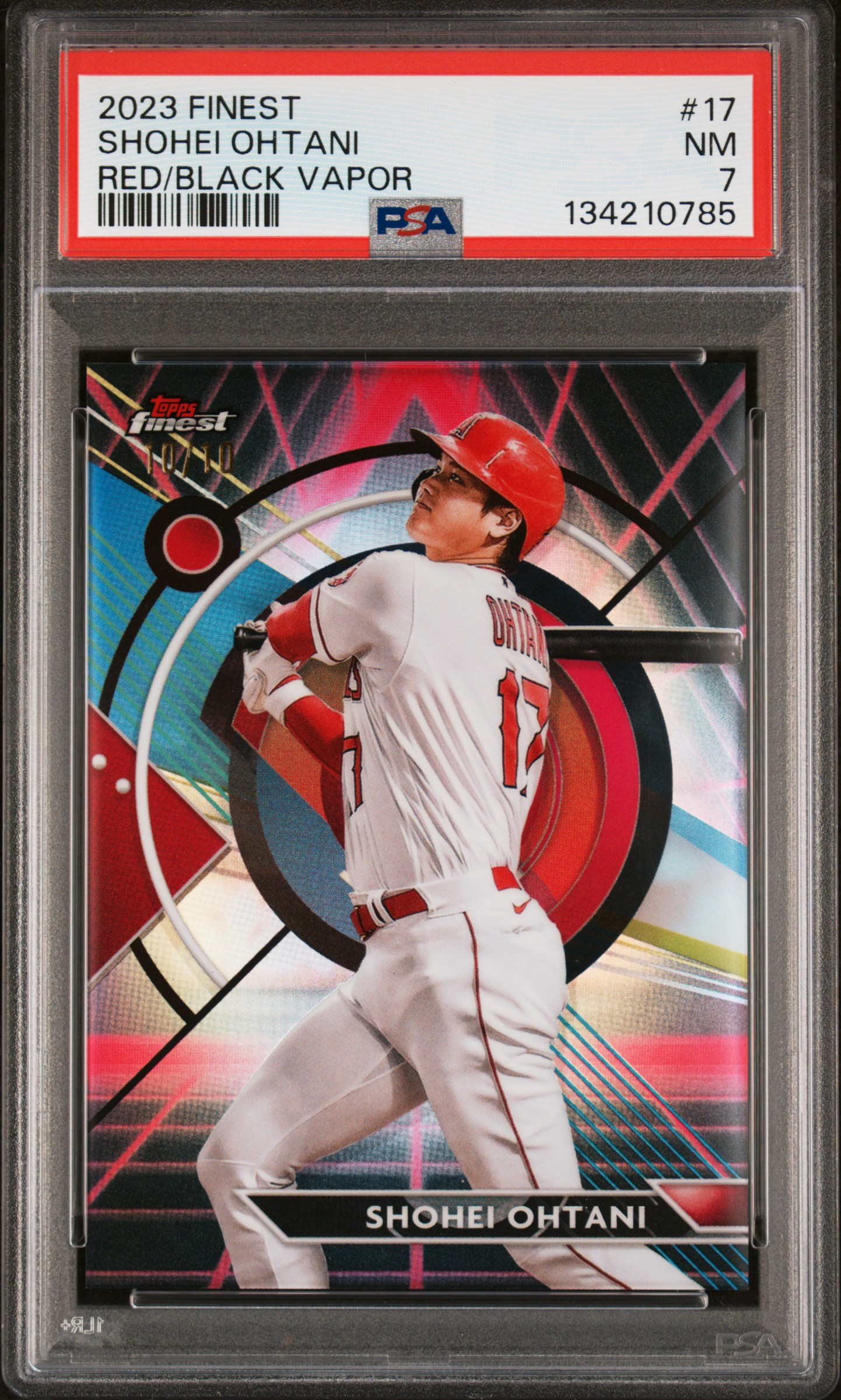 2023 TOPPS FINEST Refractor #17 Shohei Ohtani front