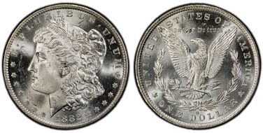 1882-O $1 MS64