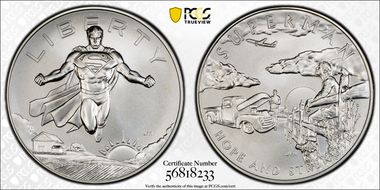 2025 Medal DC Comics - Superman 1oz Ag First Strike MS69