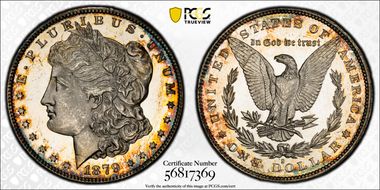 1879-S $1 MS64PL