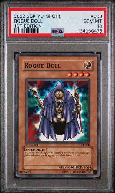 2002 YU-GI-OH! STARTER DECK: KAIBA 1ST EDITION #008 Rogue Doll front