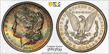 1883-O $1 MS63