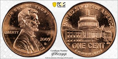 2009-D 1C Lincoln-Presidency MS66RD