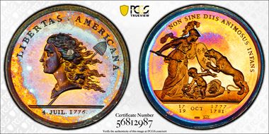 2004 AR Medal Libertas Americana Restrike PR67DCAM