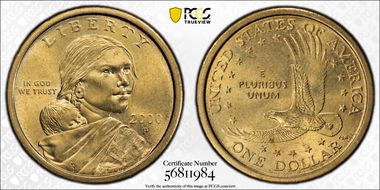 2000-P SAC$1 MS64