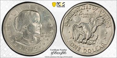 1979-P SBA$1 AU58
