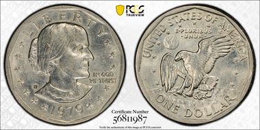 1979-P SBA$1 AU58