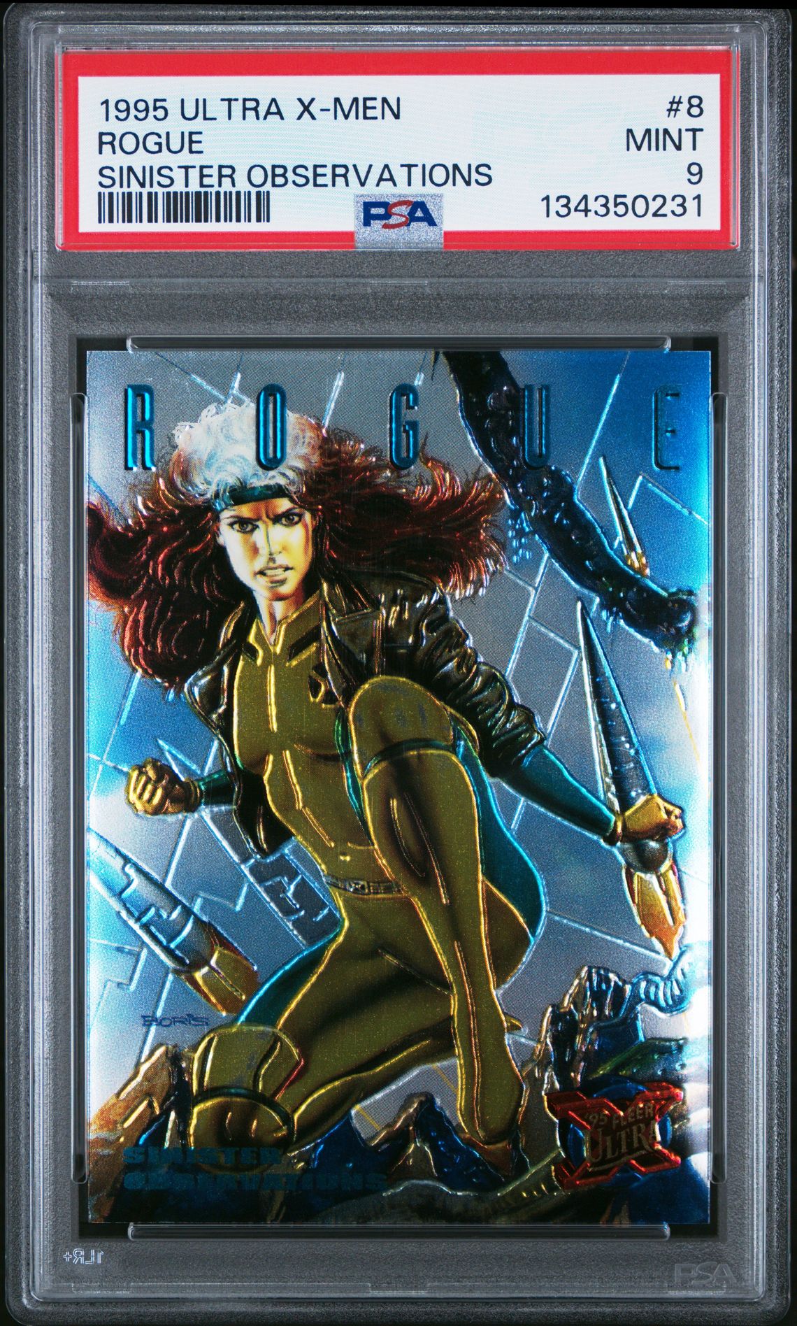1995 Ultra X-Men Sinister Observations Rogue #8 (Sinister Observations) Mint 9 front