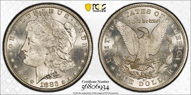 1883-CC $1 MS63