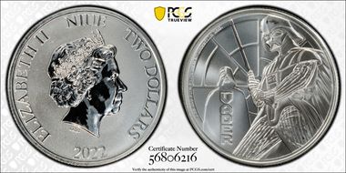 2022 $2 Darth Vader  Star Wars MS70