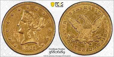 1865-S $10 N1
