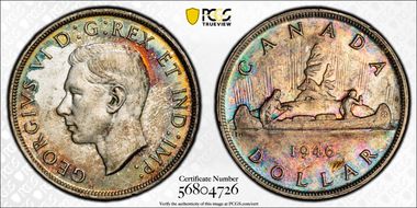 1946 S$1 FWL MS62