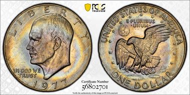 1977 $1 AU58