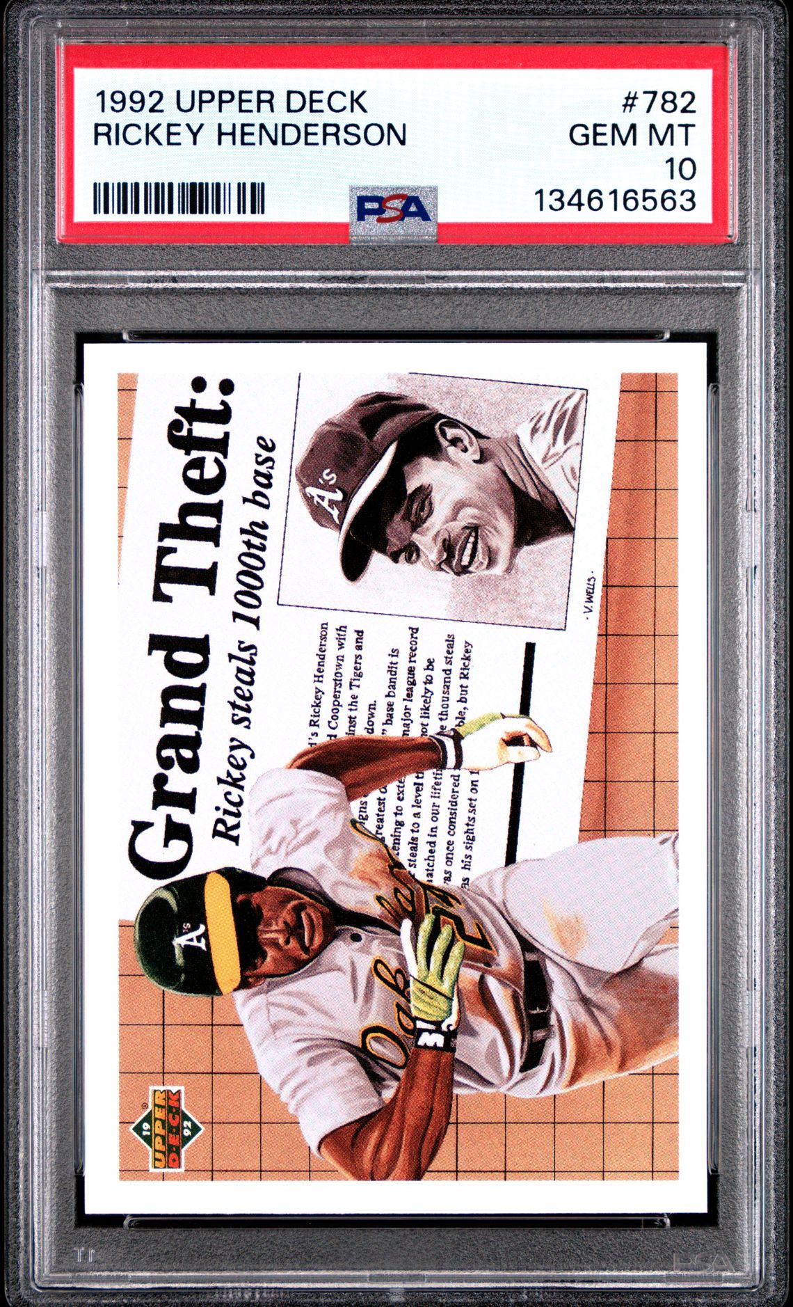 1992 Upper Deck #782 Rickey Henderson front