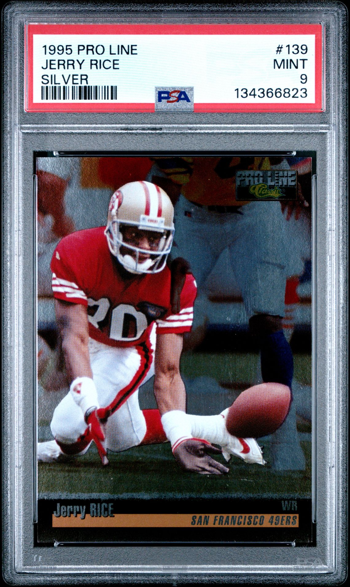 1995 Silver #139 Jerry Rice front