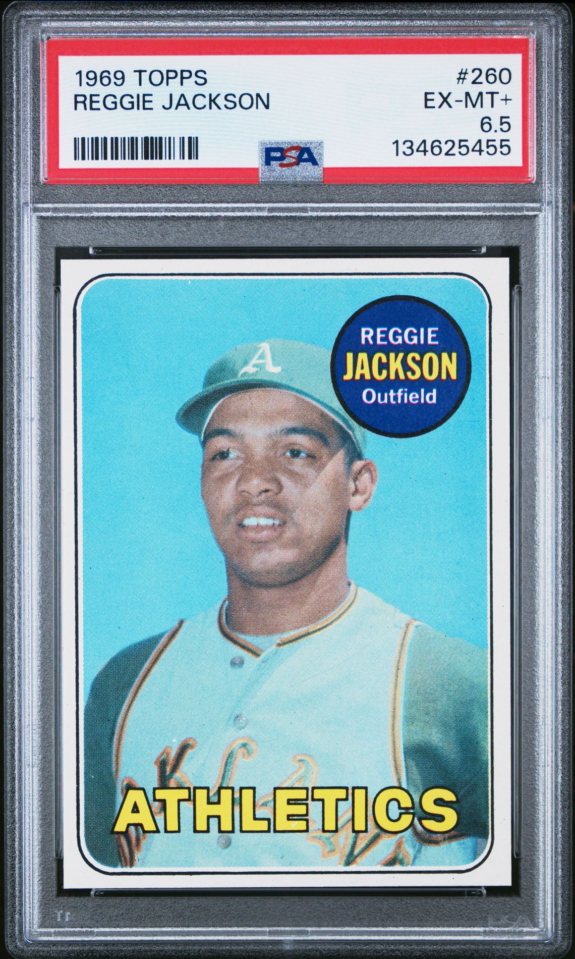 1969 Topps TOPPS #260 Reggie Jackson front