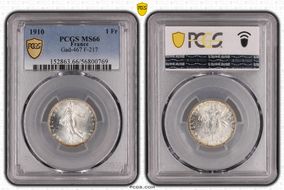 1910 1 Fr Gad-467 F-217 MS66
