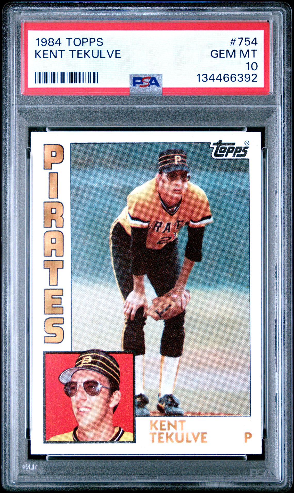 1984 Topps TOPPS #754 Kent Tekulve front