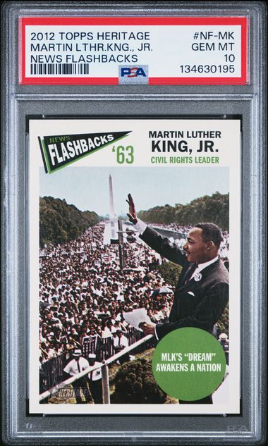2012 Topps Topps Heritage #NF-MK News Flashbacks Martin front