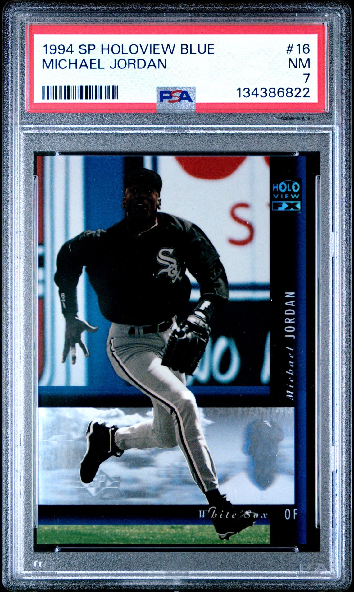 1994 Sp Holoview Blue Michael Jordan #16 Nm 7 front