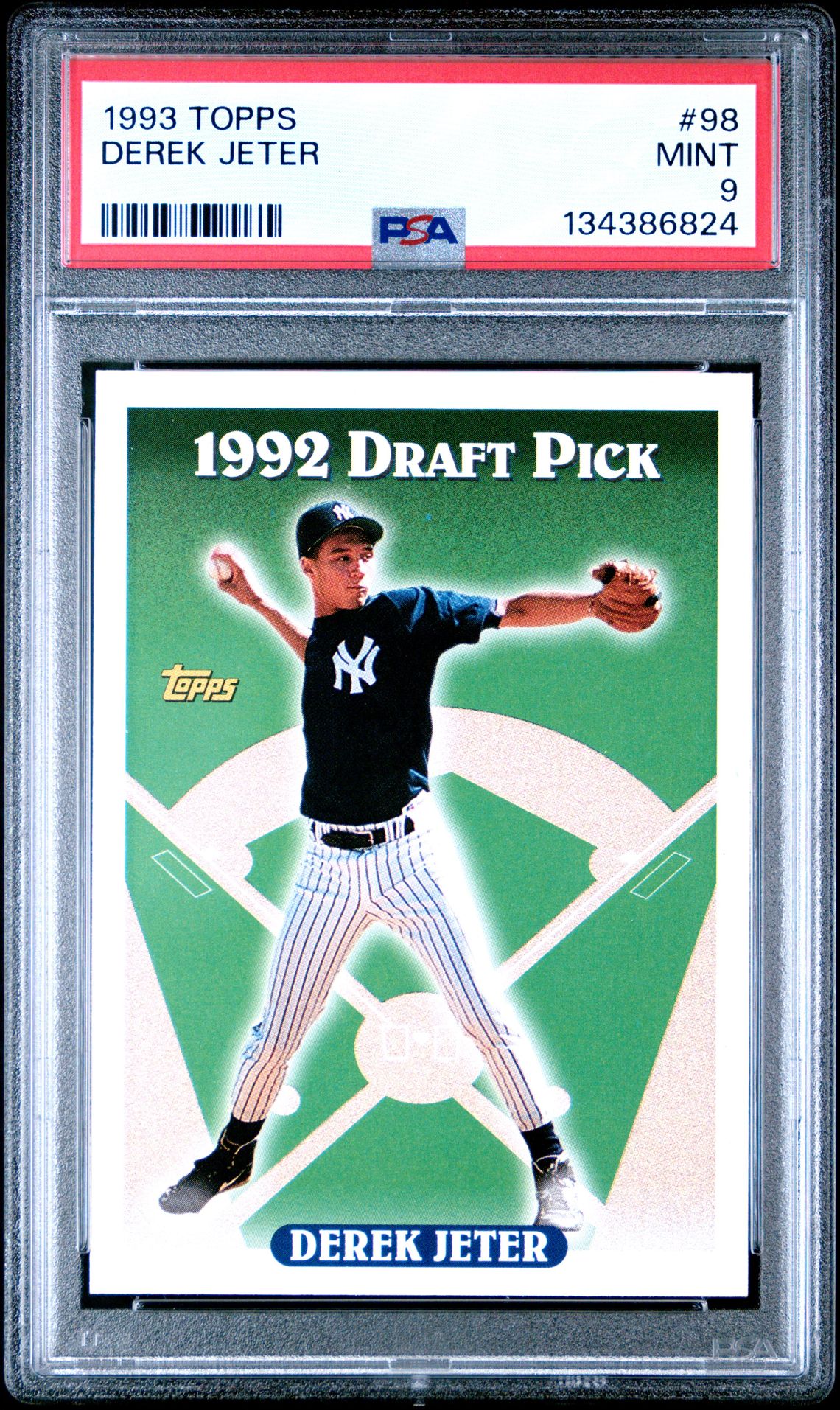 1993 Topps Derek Jeter #98 Mint 9 front