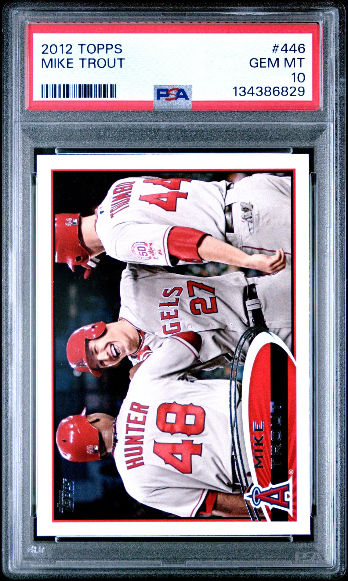 2012 Topps Mike Trout #446 Gem Mt 10 front