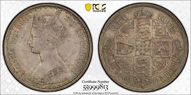 1856 Florin ESC-284 ONC TENTH MS65