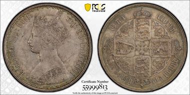 1856 Florin S-3891 ESC-2834 ONC TENTH MS65