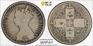 1854 Florin S-3891 G6