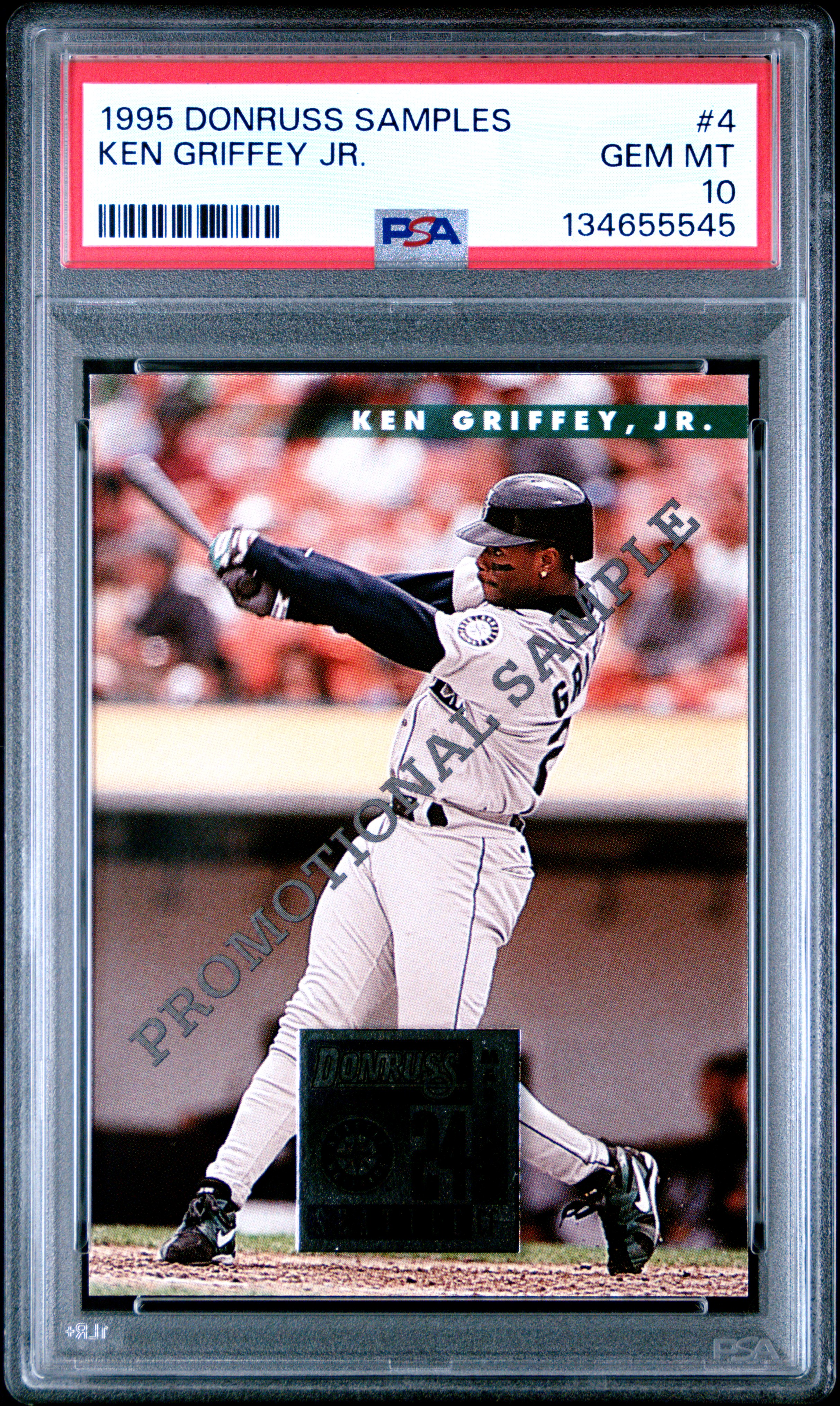 1995 Donruss Samples Ken Griffey Jr. #4 PSA 10