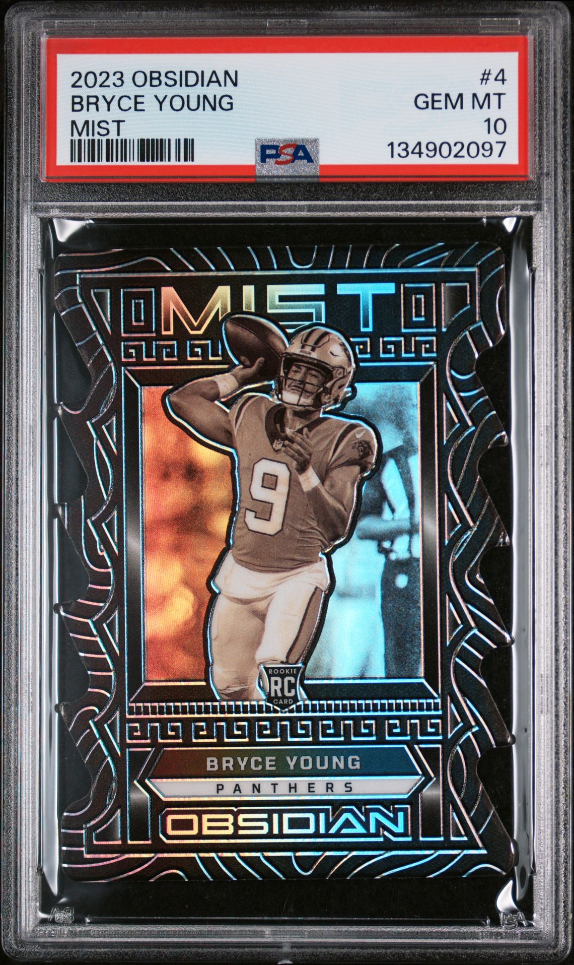 2023 Panini PANINI OBSIDIAN MIST Wave #4 Bryce Young front