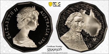 1970 50C Captain Cook PR69DCAM