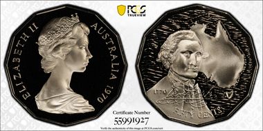 1970 50C Captain Cook PR69DCAM