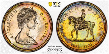 1973 S$1 R.C.M.P. Ag SP66