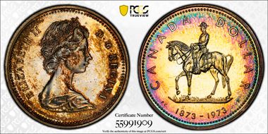 1973 S$1 R.C.M.P. Ag SP65