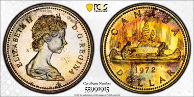 1972 S$1 Voyageur Ag SP67