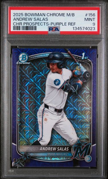 2025 Bowman Bowman Chrome #156 Andrew Salas front