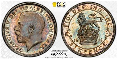 1911 6D S-4014 PR66