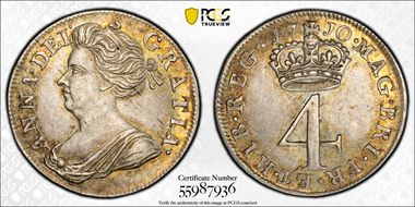 1710 4D S-3595C Re-engraved Hair AU58