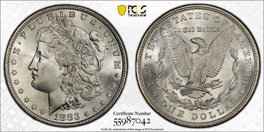1883 $1 MS67