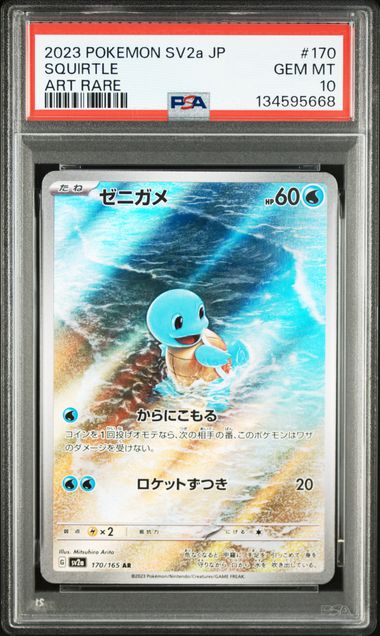 #170 Squirtle — PSA cert 134595668