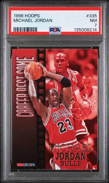 1996 SkyBox HOOPS #335 Michael Jordan front