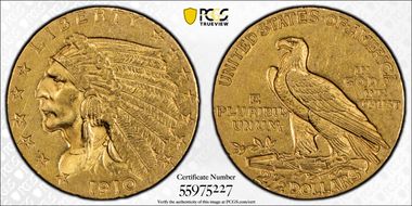 1910 $2.50 N1