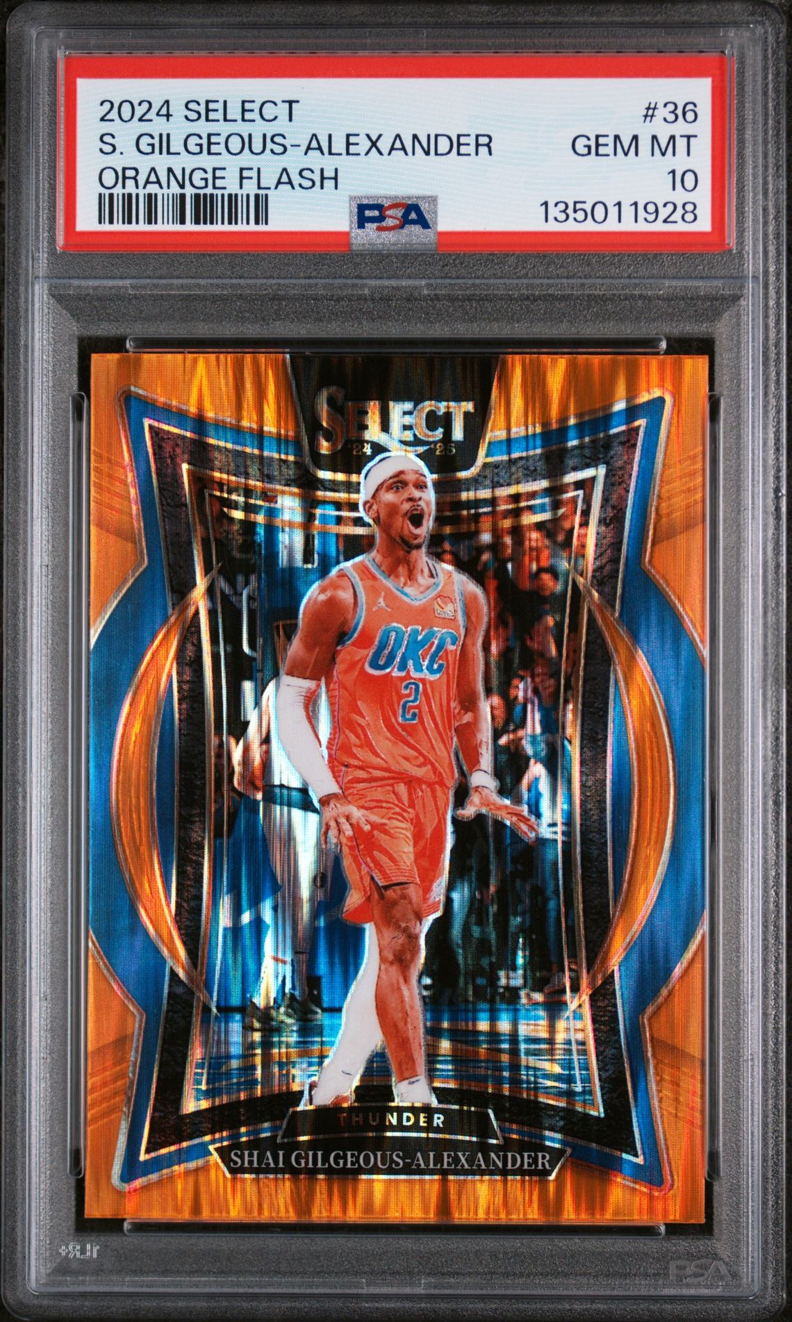 2024 Panini PANINI SELECT DRAGON SCALE #36 S. Gilgeous-Alexander front