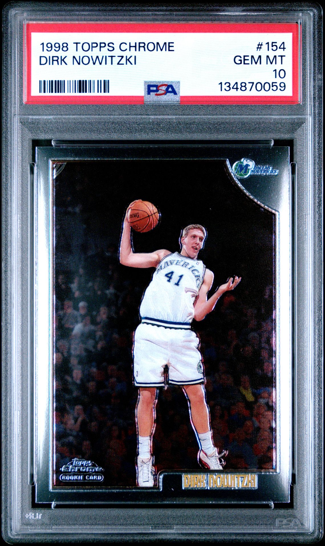 1998 Topps Chrome TOPPS CHROME #154 Dirk Nowitzki front
