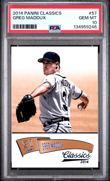 Panini Greg Maddux front