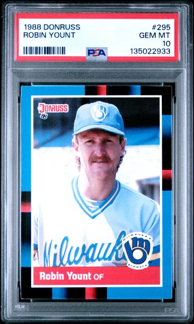 1988 Donruss #295 Robin Yount front